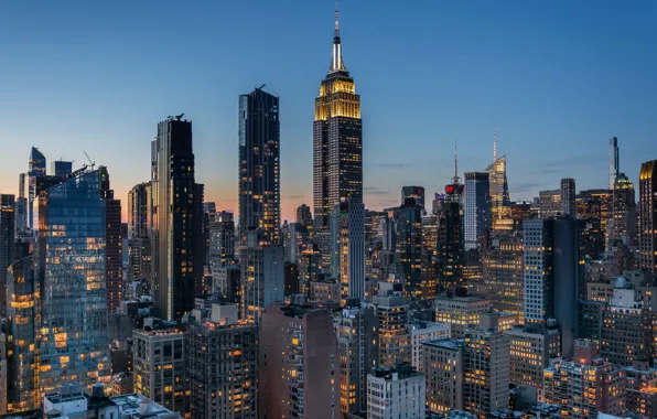 Building, home, New York, Manhattan, skyscrapers, Manhattan, New York City