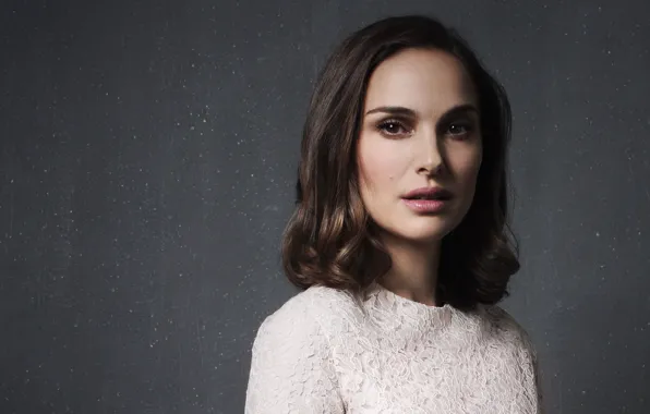 Picture background, portrait, makeup, actress, brunette, hairstyle, Natalie Portman, Natalie Portman