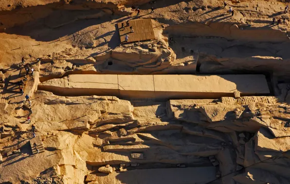 Egypt, the unfinished obelisk, Aswan