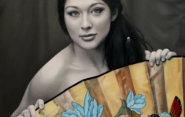 Look, girl, fan, Asian, Christiane Vleugels