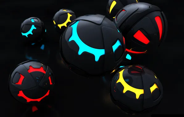 Balls, Sphere, Color, SpheroTrops
