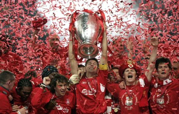 Picture football, victory, Italy, cup, 2005, victory, Istanbul, captain