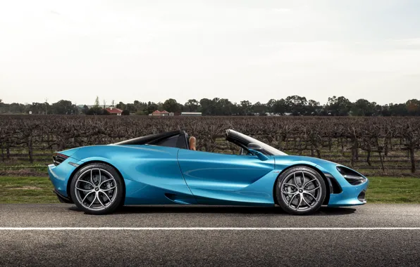 McLaren, supercar, side view, Spider, 720S, 2019