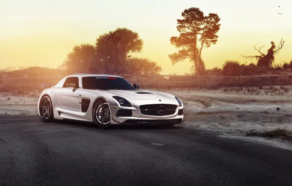 Picture car, tuning, Mercedes, Mercedes SLS, tuning, rechange, Black Series, hq Wallpapers