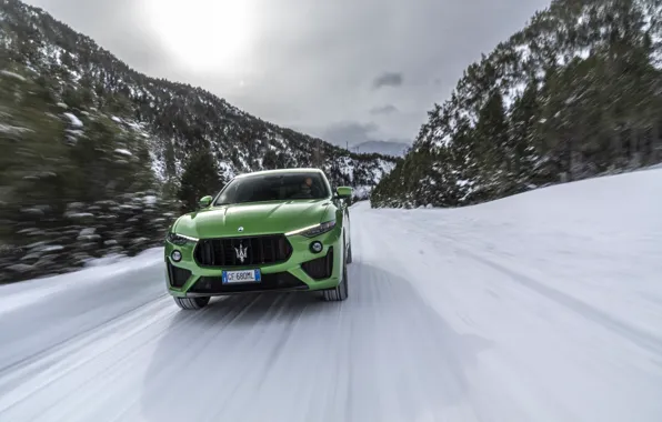 Picture Maserati Levante Trofeo, car, speed, Maserati, Levante