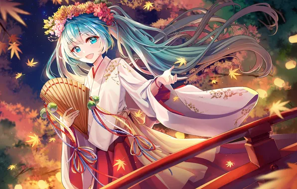 Autumn, Hatsune Miku, Vocaloid, Vocaloid, Hatsune Miku