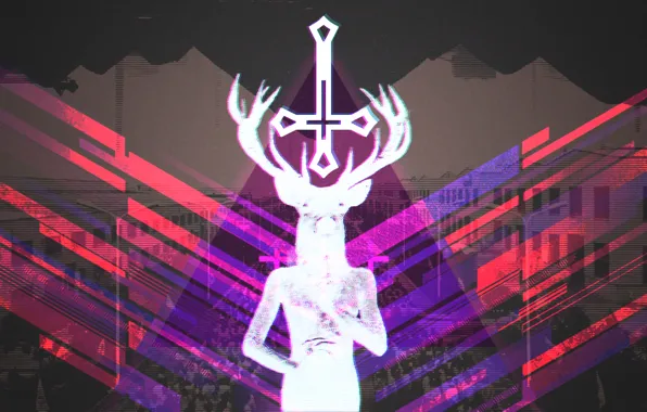 Cross, The Cross Of St. Peter, glitch