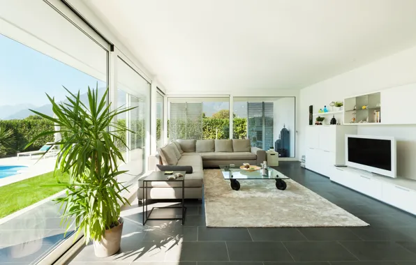 Picture interior, living room, living room, interior, stylish design, stylish design, modern Villa, Modern villa