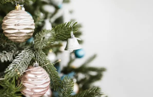 Decoration, balls, tree, New Year, Christmas, Christmas, balls, New Year