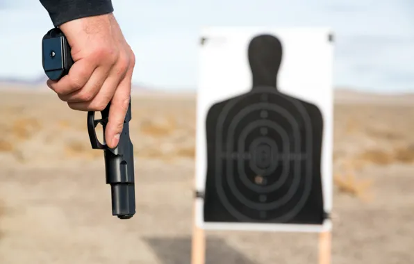 Gun, target, target shooting