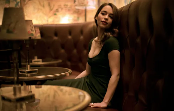 Chest, look, girl, Emilia Clarke, Emilia Clarke