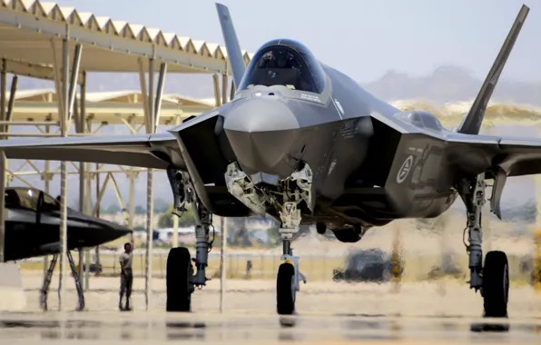 USAF, UNITED STATES AIR FORCE, fighter-bomber, Lightning II, F-35, Lockheed Martin