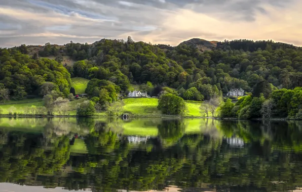 England, Grasmere, Grasmere Lake
