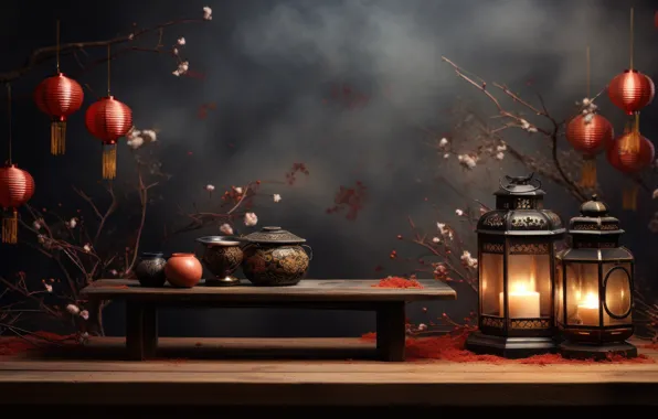Light, metal, the dark background, pattern, candle, candles, Christmas, lights