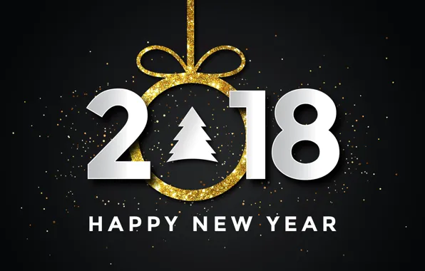 Happy New Year, 2018, Cristmas