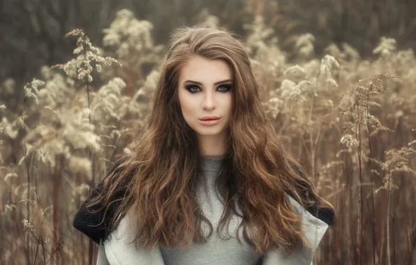 Picture portrait, makeup, lips, Joanna Latańska