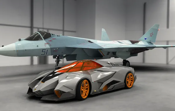 Picture Concept, Auto, Lamborghini, Fighter, Car, 2013, Egoista