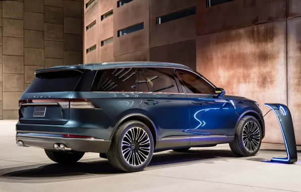 Lincoln, rear view, Aviator, 2019