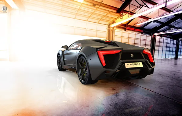 Picture car, supercar, supercar, black, Lykan Hypersport, W Motors, UHD