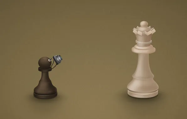 Chess, pawn, cameras