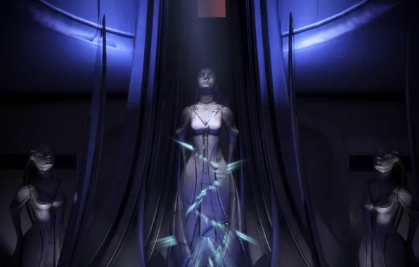 Statue, Mass Effect 3, Azari, Cracked, Ancient culture