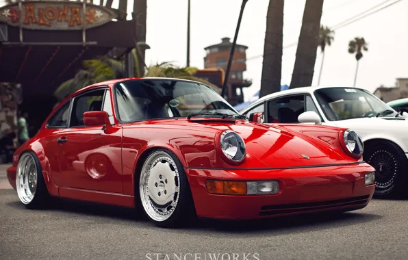 Tuning, Porsche, porsche, 964, swglob, stanceworks