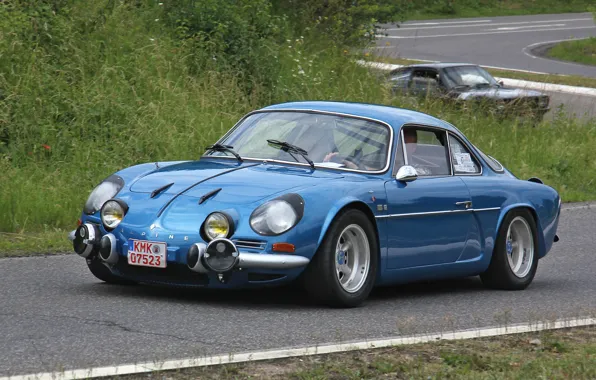 Retro, Renault, Blue, Alpine, 1300G, Renault Alpine A110