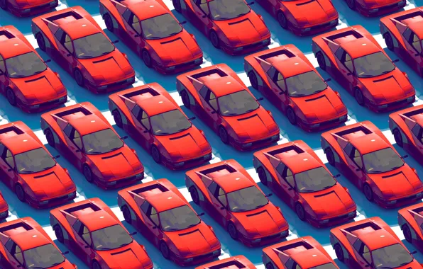 Auto, Music, Style, Machine, Background, Ferrari, 80s, Style