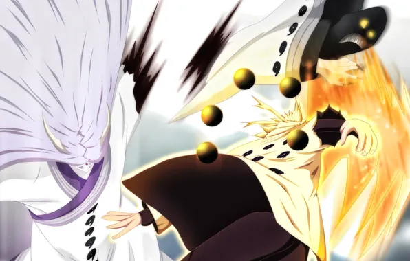 The battle, Naruto, Naruto