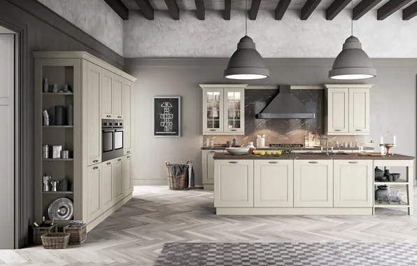 Style, Villa, interior, Italy, kitchen, dining area, Italian design, Marasino Salt Kitchen