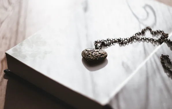 Light, love, background, pattern, heart, pendant, shadows, book