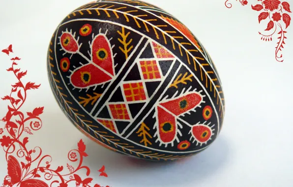 Pattern, eggs, Easter