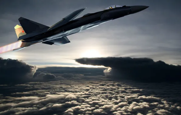 Picture Russia, MiG, Air Force, red star, Su-47, Russian Army, Fighter Aircraft