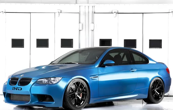 Picture blue, BMW, BMW, Coupe, blue, E92, IND