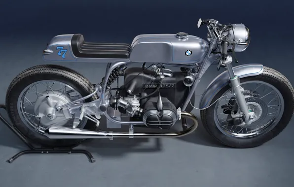 Germany, Motorcycle, BMW R75-7