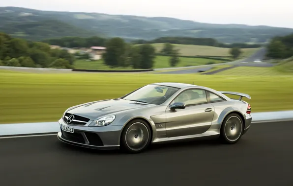 Picture auto, track, Mercedes, Mercedes, AMG, SL 65, Black series