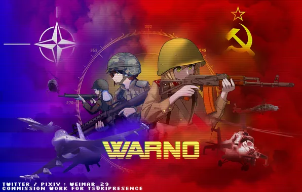 Wallpaper Anime, Game, the author&rsquo;s work, WARNO for mobile and desktop