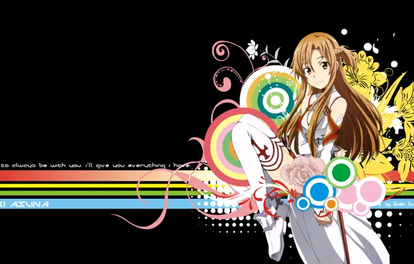 Anime Sword Art Online Yuuki Asuna 