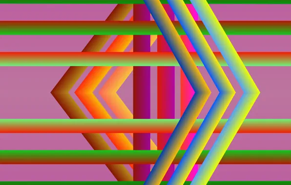 Color, abstraction, figure, different, bright