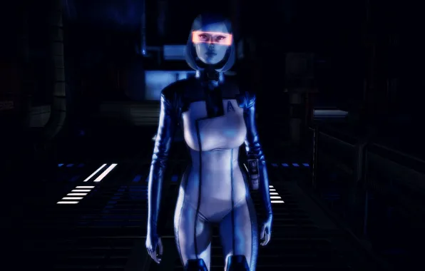 Mass Effect, EDI, Susie, visor
