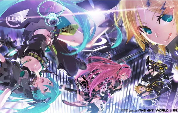 Anime, Vocaloid, Vocaloid, characters, Kagamine Len, Kagamine Rin