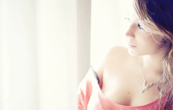 Picture girl, light, portrait