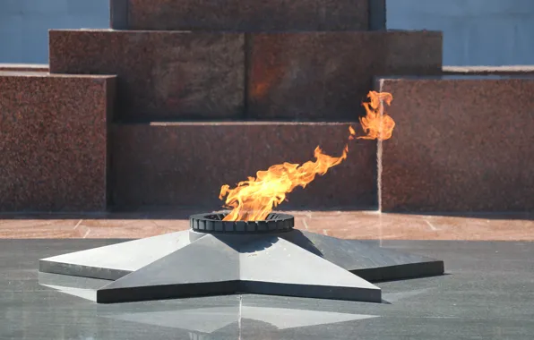 Memory, fire, holiday, victory, May 9, eternal flame