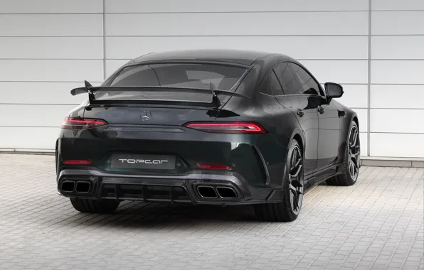 Mercedes-Benz, Mercedes, Green, AMG, Inferno, Ball Wed, Rear, Mercedes-AMG GT
