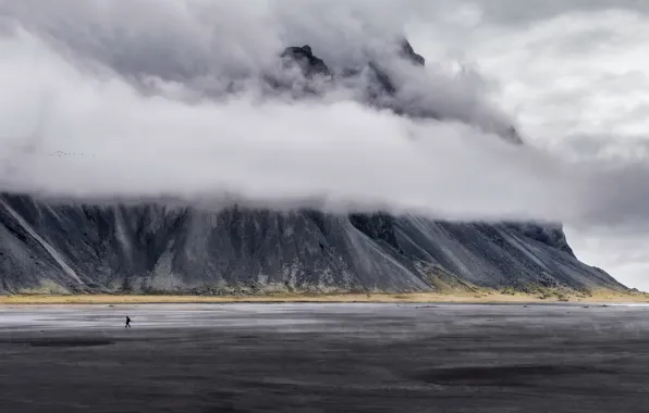 Nature, people, mountain, cloud