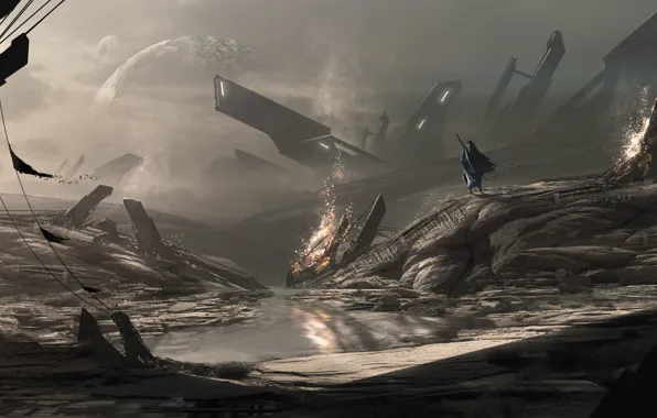 The wreckage, people, planet, Class demo
