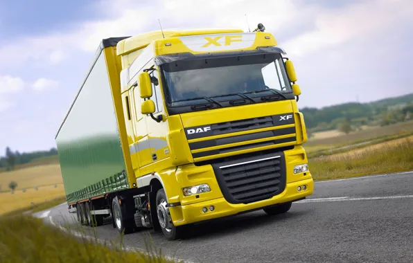 Picture Road, Truck, Holland, DAF, XF105
