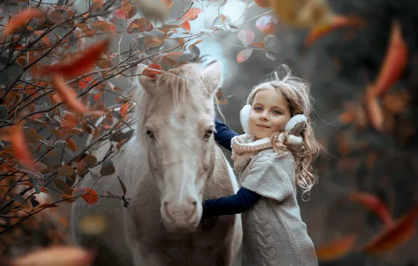 Horse, girl, pony, friends, Ivona Podlasińska