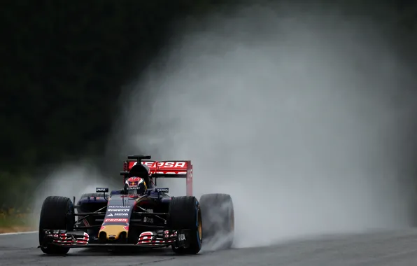 Picture Water, Squirt, Formula 1, Scuderia Toro Rosso, STR10, Max Verstappen