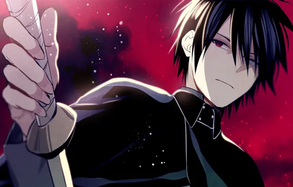 Anime, Look, art, Sword, guy, Naruto, Sasuke Uchiha